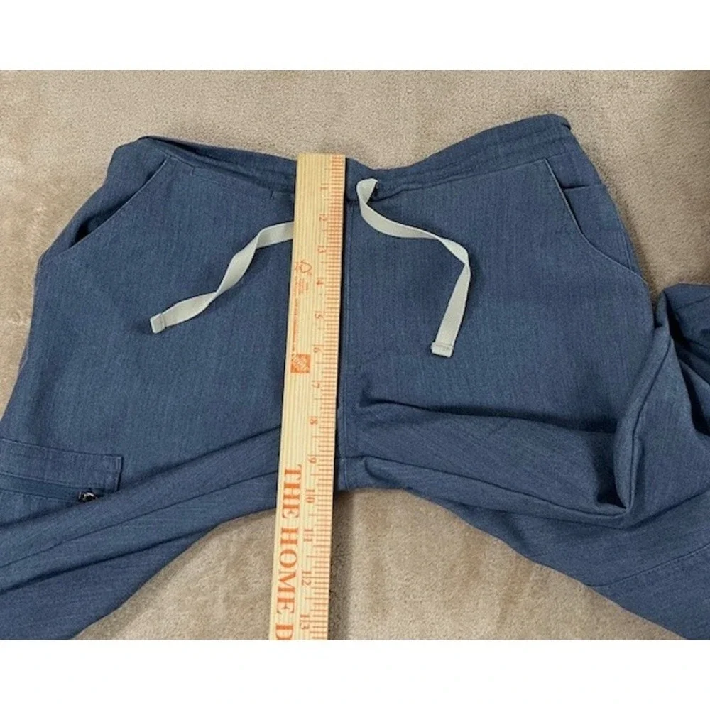 Figs pants women's size XS blue Cargo Scrub‎ Pull On T2000R technical collection